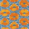Textilvaxduk|Textilvaxduk Love blå-orange