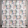 Almedahls Textilvaxduk|Textilvaxduk Picknick blå/rosa - lekfull retrodesign i mjuka färger