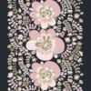 Arvidssons textil Textilvaxduk|Textilvaxduk Viveka svart-rosa