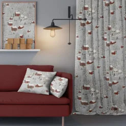 Arvidssons textil Arvidssons Textil|Jultyger|Timmerbyn grå