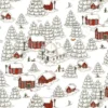 Arvidssons textil Arvidssons Textil|Jultyger|Timmerbyn vit