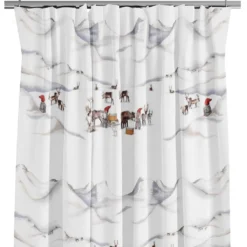 Arvidssons textil Gardiner Mönstrade|Julgardiner|Tomteland gardiner