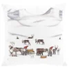 Arvidssons textil Julkuddar|Mönstrade Kuddfodral|Tomteland kuddfodral