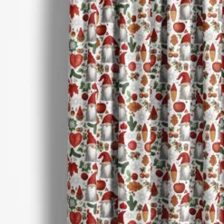 Arvidssons textil Julgardiner|Julgardiner|Tomteskogen gardiner