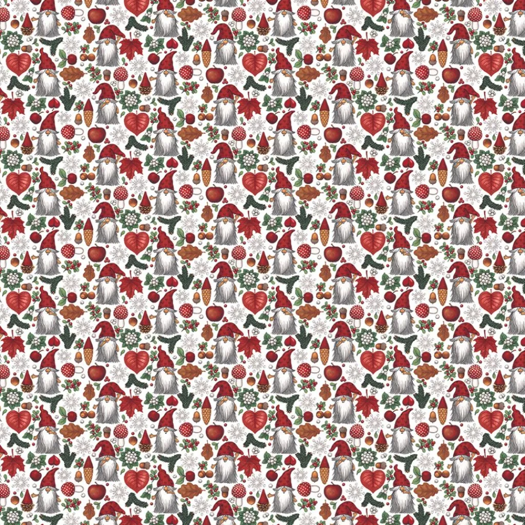 Arvidssons textil Gardintyger Mönstrade|Arvidssons Textil|Tomteskogen tyg