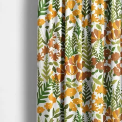Arvidssons textil Gardintyger Mönstrade|Arvidssons Textil|Täppan gul tyg