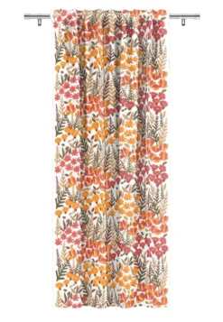 Arvidssons textil Gardiner Mönstrade|Täppan rost gardiner