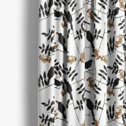 Arvidssons textil Gardintyger Mönstrade|Arvidssons Textil|Trast i hast svart tyg