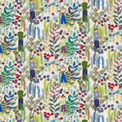 Arvidssons textil Gardintyger Mönstrade|Arvidssons Textil|Trädgård beige