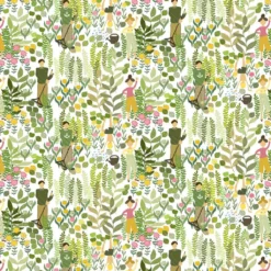 Arvidssons textil Arvidssons Textil|Gardintyger Mönstrade|Trädgård grön tyg