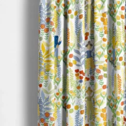 Arvidssons textil Gardiner Mönstrade|Trädgård multi halvlinne gardiner