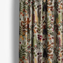 Arvidssons textil Gardintyger Mönstrade|Arvidssons Textil|Trädgård rost/beige linnelook tyg