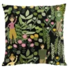 Arvidssons textil Mönstrade Kuddfodral|Trädgård svart/grön kuddfodral