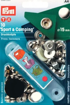 Prym Tryckknappar Och Tillbehör|Tryckknapp Sport & Camping silver