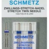 Schmetz Symaskinsnålar|Tvillingnål stretch 2,5 mm 2-pack