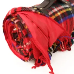 Tweedmill textiles Picknickfiltar|Tweedmill Picknickfilt Royal Stewart, Röd med Vattentät Baksida, 145 x 183 cm