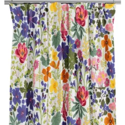 Arvidssons textil Gardiner Mönstrade|Ulvön blommiga gardiner
