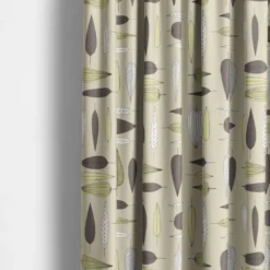 Arvidssons textil Gardintyger Mönstrade|Arvidssons Textil|Under trädet beige tyg – metervara med lövmönster