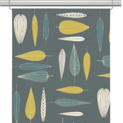 Arvidssons textil Panelgardiner|Under trädet turkos panelgardiner