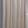 Nordisk Textil Sammetstyger|Gardiner Enfärgade|Velvet sand enfärgade sammetsgardiner