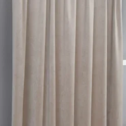 Nordisk Textil Sammetstyger|Gardiner Enfärgade|Velvet sand enfärgade sammetsgardiner