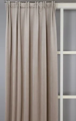 Nordisk Textil Gardintyger Enfärgade|Sammetstyger|Velvet sand enfärgat sammetstyg