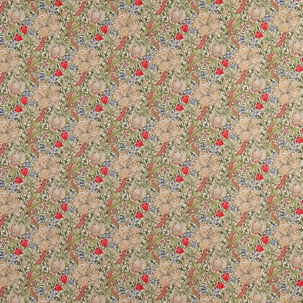Blommiga Möbeltyger|Mönstrade Möbeltyger|Verdelis beige-multi gobeläng