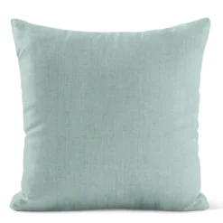 Nordisk Textil Enfärgade Kuddfodral|Verone Linne Aqua kuddfodral