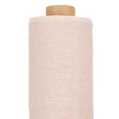 Nordisk Textil Gardintyger Enfärgade|Linnetyger|Verone Linne Beigerosa – Stentvättat 100 % Lin
