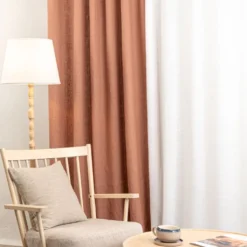 Nordisk Textil Gardintyger Enfärgade|Linnetyger|Verone Linne Gammelrosa – Stentvättat 100 % Lin