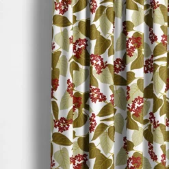 Arvidssons textil Gardintyger Mönstrade|Arvidssons Textil|Vid fikabordet röd tyg