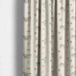 Barn Arvidssons textil Gardintyger Mönstrade|Barnmönster|Villa Villekulla beige tyg