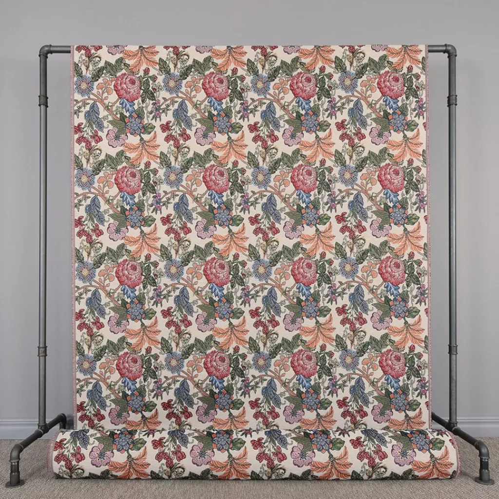 Mönstrade Möbeltyger|Vintage flora – gobelängtyg i klassisk stil för möbler & inredning