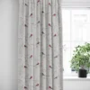 Arvidssons textil Gardiner Mönstrade|Julgardiner|Vinterland grå gardiner