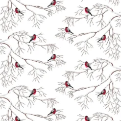 Arvidssons textil Gardintyger Mönstrade|Arvidssons Textil|Vinterland vit