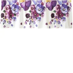 Arvidssons textil Gardinkappor Mönstrade|Viola lila gardinkappa metervara