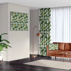 Arvidssons textil Gardiner Mönstrade|Vitis vinifera gardiner
