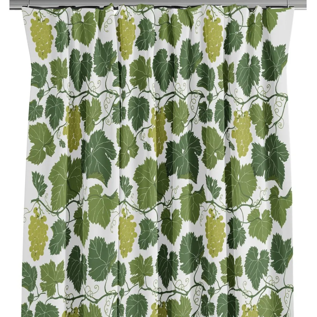 Arvidssons textil Gardiner Mönstrade|Vitis vinifera gardiner