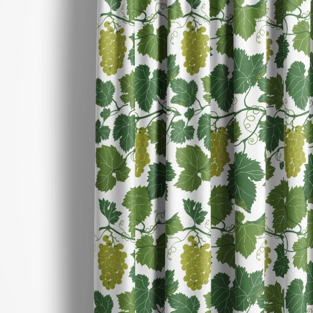 Arvidssons textil Gardiner Mönstrade|Vitis vinifera gardiner