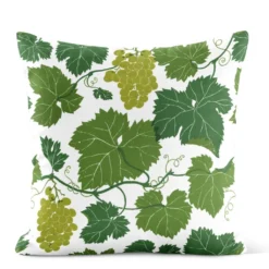 Arvidssons textil Mönstrade Kuddfodral|Vitis Vinifera kuddfodral