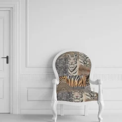 Nordisk Textil Mönstrade Möbeltyger|Wildlife Mandala möbeltyg